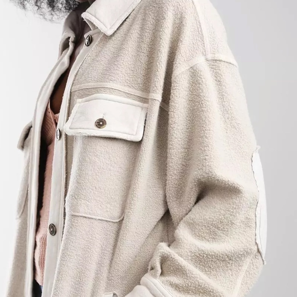 Free People Long Ruby Shacket Size Large - Picture 3 of 9